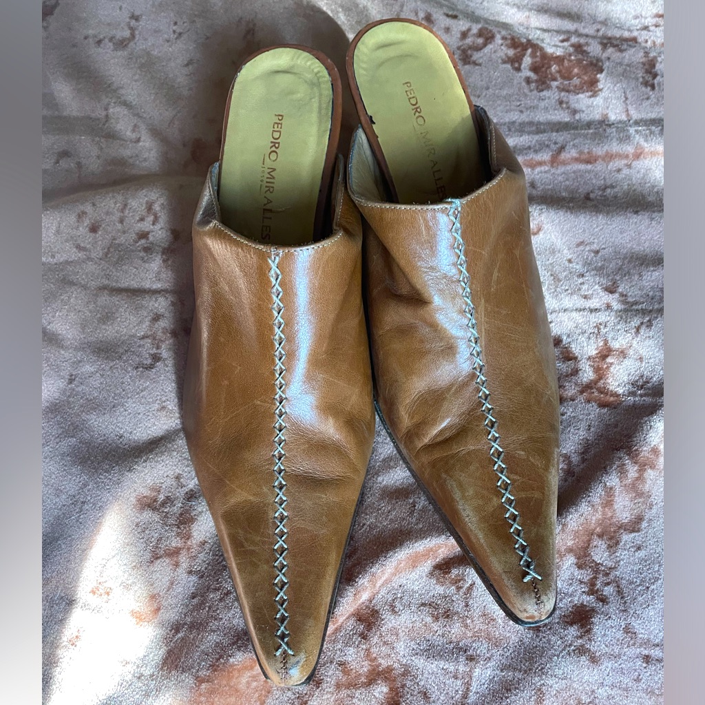 Pedro Miralles Mules Sz 40 Gently Used